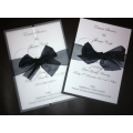 Personalised invitation on super silky smooth white Personalised invitation on super silky smooth white
